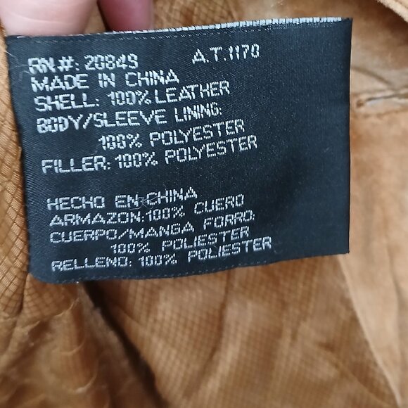 Men's Tan Suede Fringe Jacket - Picture 6 of 16